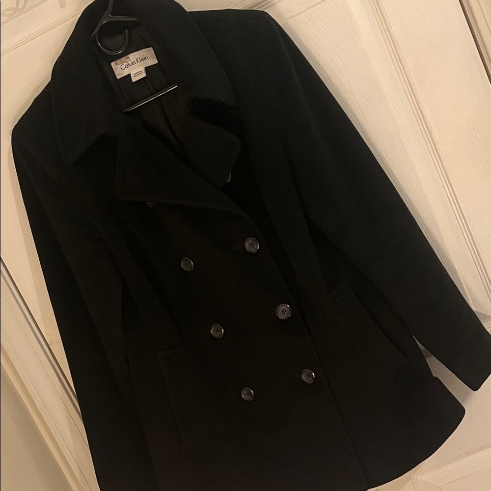 Calvin Klein Women's Black Peacoat